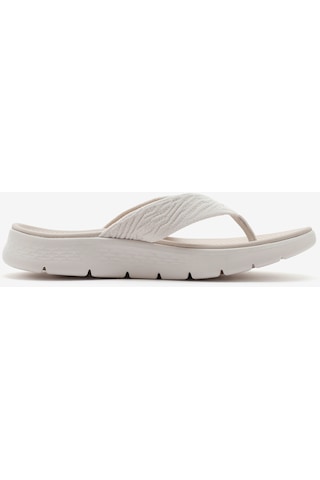 Skechers Go Walk Flex Sandal - Splendor Kadın Bej Parmak Arası Terlik 141404 Nat Bej