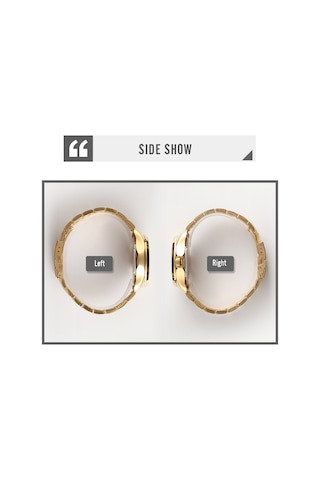 Sones Bınbond D001 3d İçi Boş Motosiklet Döner Tekerlekli Saat, Renk: Beyaz Çelik-yeşil