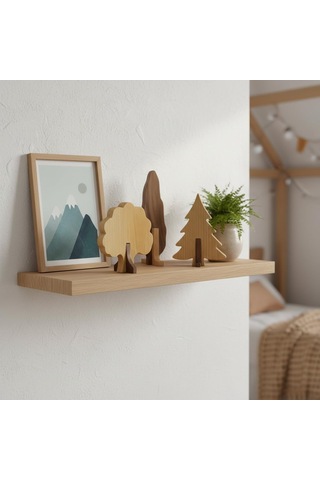 Simdale Wood İsimli Dekoratif Ahşap 3'lü Ağaç Seti Çam, Meşe, Selvi