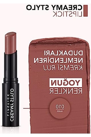 Hafif Renkli Mat Stick Ruj, 010 Nude, Yumuşak Ve Kalıcı 00