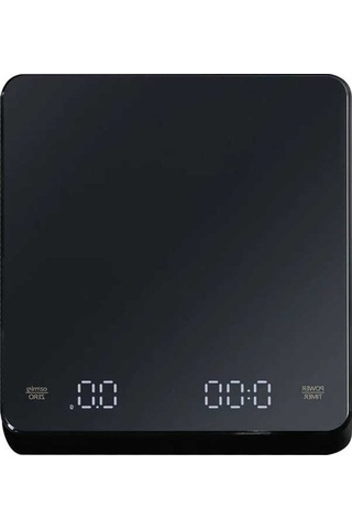 Wondernest Usb Terazisi Siyah Yüksek Hassasiyetli Led Kahve Espresso Ekranlı Dijital 3kg Ue Siyah