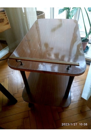 Omeniv Antika Art Deko Servis Arabası Sehpa