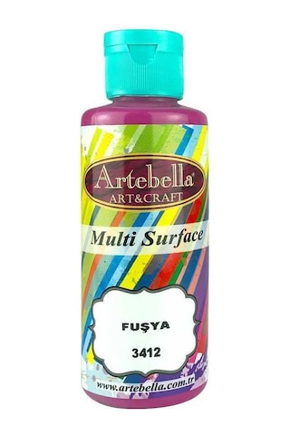 3412130 Artebella Multı Surface Boya 130Cc Fuşya