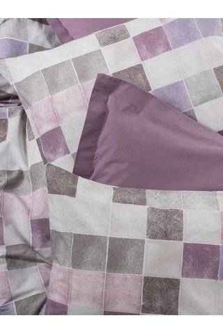 Cotton Box Minimal Çift Kişilik Nevresim Takımı Maro Gülkurusu Çok Renkli