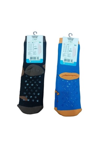 2'li Looney Tunes Tabanı Kaydırmaz Kışlık Havlu Çocuk Çorap-çok Renkli Çok Renkli