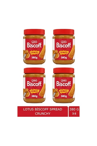 Biscoff Spread Crunchy 380 G X 4