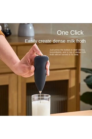 Ulzyvf Yumurta Taşınabilir Süt Siyah Siyah Mutfak Mini Mikseri Köpürtücü Köpürtücü Karıştırıcılar Karıştırıcı Kahve Ev Elektrikli El Çırpma Çırpıcı Cappuccino Aracı Dn Siyah