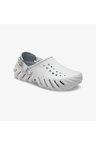 Crocs Echo Unisex Gri Terlik Düz 207937 Gri