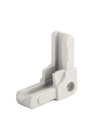 Cateksss 20x20 Mm Yazı Tahtası Köşe Birleştirme Aparatı Gri - 46 Lı Paket