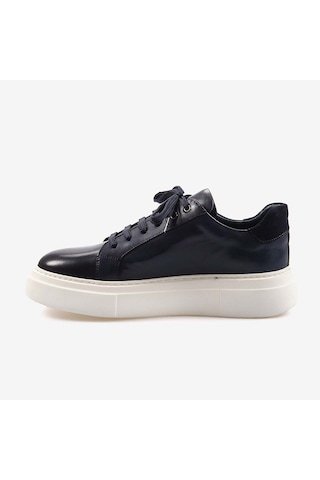 Mocassini Hakiki Deri Erkek Bağcıklı Kalın Taban Spor & Sneaker 35110 Laci Sipiro Lacivert