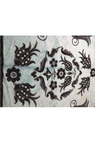 Algelsineve Çift Kişilik Lüks Peluş Akrilik Uşak Battaniyesi Lacivert