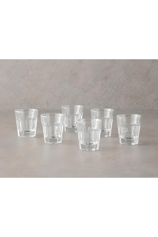 Mona Cam 6'lı Bardak 45 Ml Şeffaf