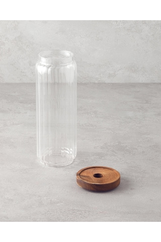 English Home Roche Borosilikat Kavanoz 1300 Ml Kahve Kahverengi