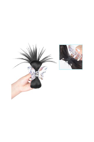 Kabarık Tasarımlı Tuhaf Saç Çörek Klipsi, Kadın Ve Kızlar İçin Premium Kaliteli Pençe Klipsi, Şık Saç Chignon Aksesuarı Doğum Günü Hediyeleri İçin İdeal Light Brown