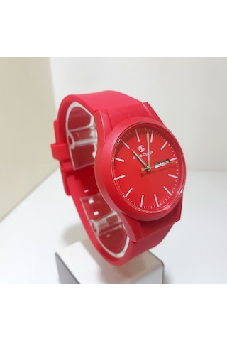 DAVID GUNER DG-8062LD-ZH8 Kırmızı renk unisex kol saati