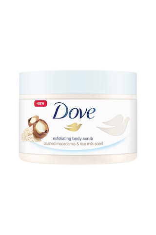 Dove Macademia Fındığı & Pirinç Sütü Vücut Peeling 225 ML