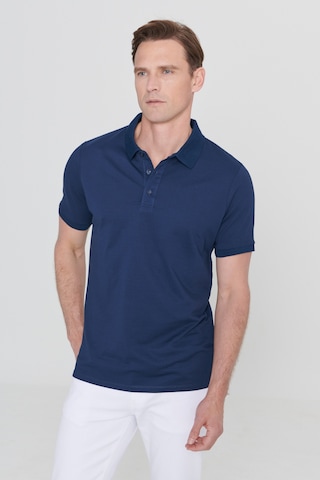 Ac&Co / Altınyıldız Classics 4A4820200047LaaXL Düğmeli Polo Yaka Cepsiz Slim Fit Erkek Tişört Lacivertvert Lacivert