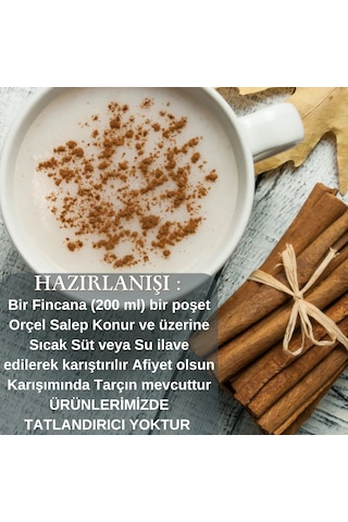 Orçel Salep Muzlu Süt Aromalı İçecek Tozu Oralet Çay 2 x 200 G
