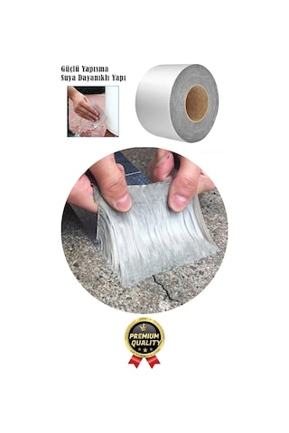Premium Su Sızdırmaz İzolasyon Çatlak Boru Tamir Çamur Bandı Isıya Dayanıklı Sakız Bant 48 Mm X 2 Mt