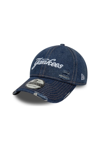 New Era Denim Distress 9twenty Neyyan Nvy Unisex Mavi Şapka-12959 Mavi