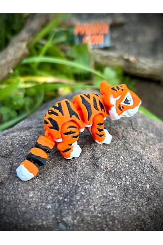 Kaplan Oyuncak 3d Hareketli Organik Vip Model Orta Boy