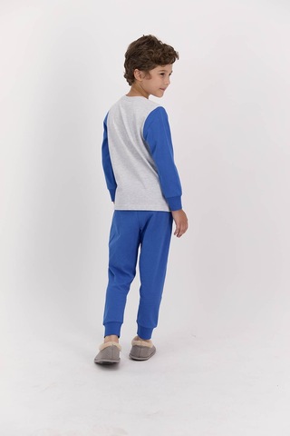 Bugs Bunny Lisasnslı Karmelanj Erkek Çocuk Ribanalı Pijama Takımı 5274-28060 Kar Melanj