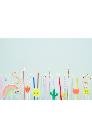 Meri Meri - Pastel Party Candles - Pastel Parti Mumları