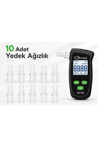 Loyka Alc-01 Alkolmetre Yedek Ağızlık 10'lu Paket