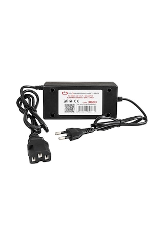 Powermaster Pm-3820 48 Volt - 38 Amper Elektrikli Bisiklet Şarj Cihazı Siyah