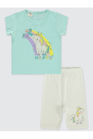 Civil Baby Kız Bebek 3'lü Takım 6-18 Ay Renkli Çok Renkli