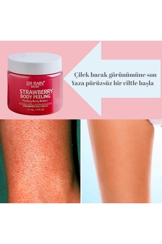 Dr.rain Çilek Aromalı Vucut Peeling & Arındırıcı Nemlendirici