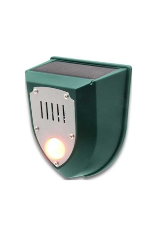 Besthome1 Yeşil N911m Modeli, Güneş Enerjili Uyarı, 129db Ses Işıklı, 5-8m Hareket Algılama, Ip55 Su Geçirmez, 4 Vitesli