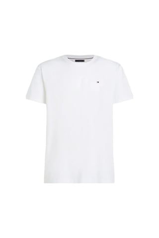 Tommy Hilfiger Mw0mw33202 Luxury Erkek Tişört Beyaz