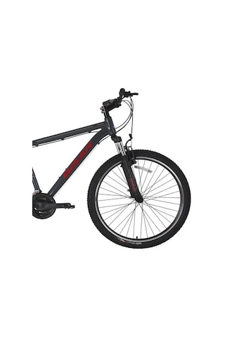 Bisan Atlas 26 V Fren 43 Cm Parlak Gri Kırmızı Mtb Dağ Bisikleti Gri - Kırmızı