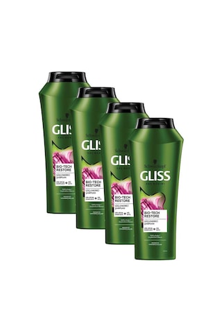 Gliss Bio-Tech Şampuan 500 ml x 4 Adet