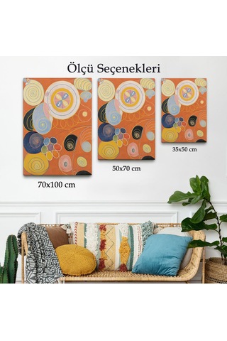 Miyrem^ Canvas Serie Hilma Af Klint - Gençlik Tablosu-7314