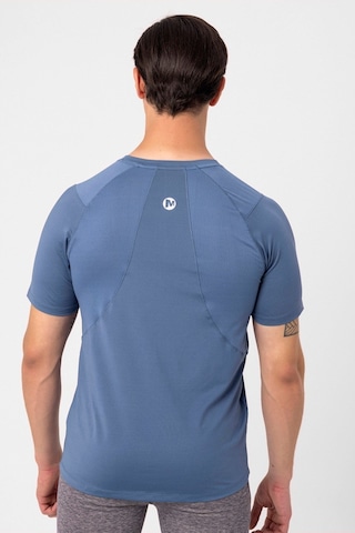 Merrell Erk Captaın's Blue Koşu T-shırt M3tıll Mavi