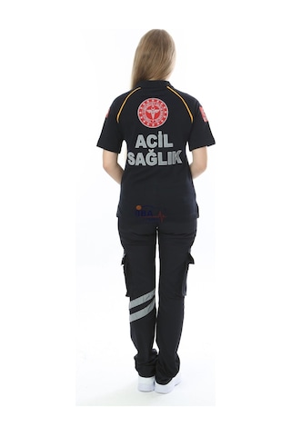 Yeni Acil Sağlık Lakost Kısa Kol T-shirt Lacivert