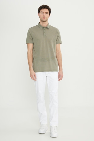 AC&Co / Altınyıldız Classics Erkek Hakı Pamuklu Slim Fit Dar Kesim Polo Yaka Tişört Haki