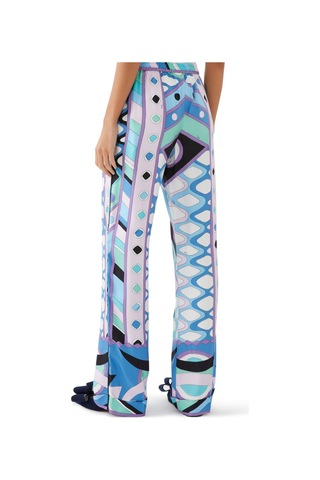 Pucci Şık Vivara Desenli Kadın Pantolon Multi Colour