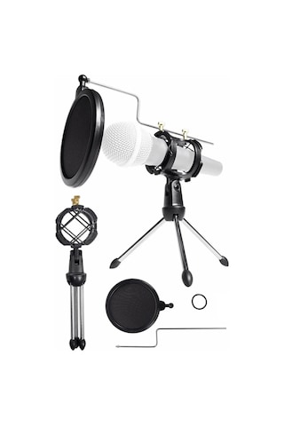 Larkin Dms10 Masaüstü Mikrofon Tutucu Pop Filtre Tripod Stand