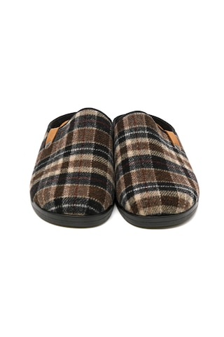 Terlik/ Panduf Ev Erkek Diğer 46 652 Jw Fly Flot Cloth Man Slıpper Brown Kahverengi