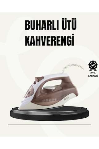 Buharlı - 995 - Ütü 2200w Seramik Taban 300 Ml Kahverengi - Csmo-tex - Dikey Ütüleme