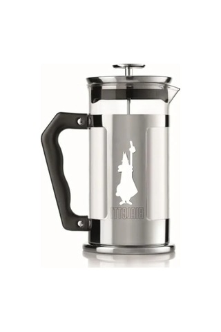 350ml Kapasiteli Paslanmaz Çelik French Press, Bulaşık Makinesinde Yıkanabilir Cam Sürahi Açık Mavi