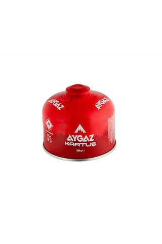 Aygaz Bütan Propan Kamp Gaz Kartuşu 230 Gr Kırmızı