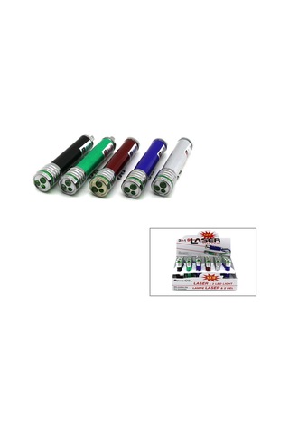 İtalyano Gold-police Gp-001 Laser Ve Led Light 3in1 Başlı Renkli Lazer Anahtarlık Kancalı - 24'li Paket Diğer