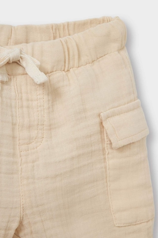 Defacto Erkek Bebek Beli Lastikli Müslin Şort F0367a525smer42 Ekru