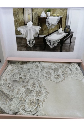 Secret Home Gülsü 5 Parça Salon Takımı Bej