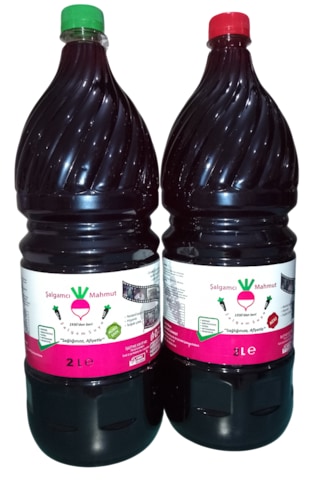 Şalgamcı Mahmut Katkısız Şalgam Acılı - Acısız 9 x 2 L