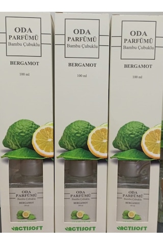 Oda Kokusu Bambu Çubuklu Actisoft 100 Ml 3'lü Paket Bergamotlu Bergamot Oda Kokusu Bambu Çubuklu Actisoft 100 Ml 3'lü Paket Bergamotlu Bergamot